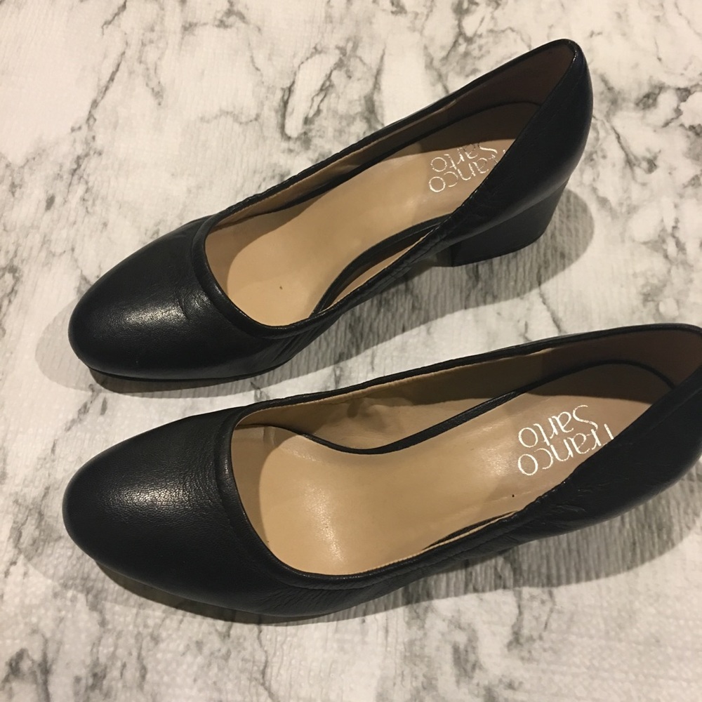 Franco Sarto Black Pump; 8.5M